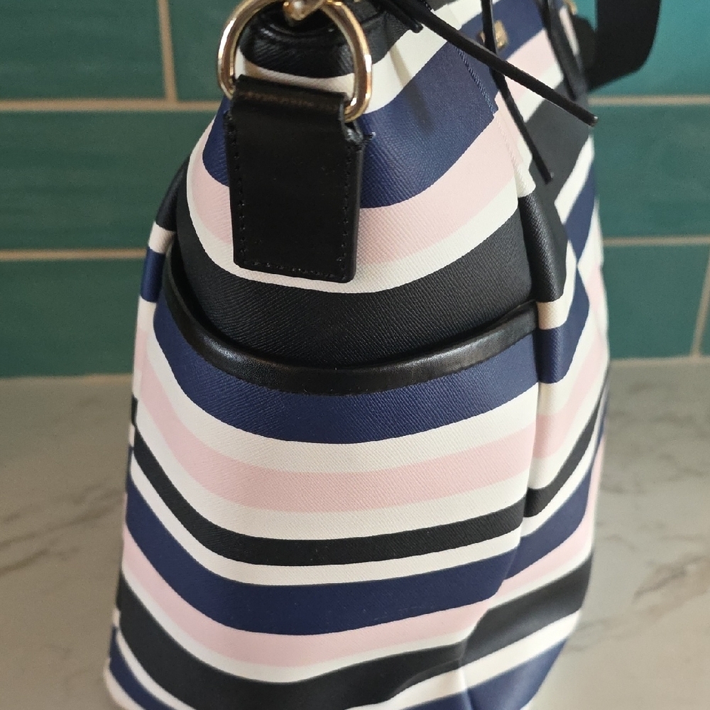Kate Spade Elegant Striped Women's Baby Bag - Picture 4 of 12